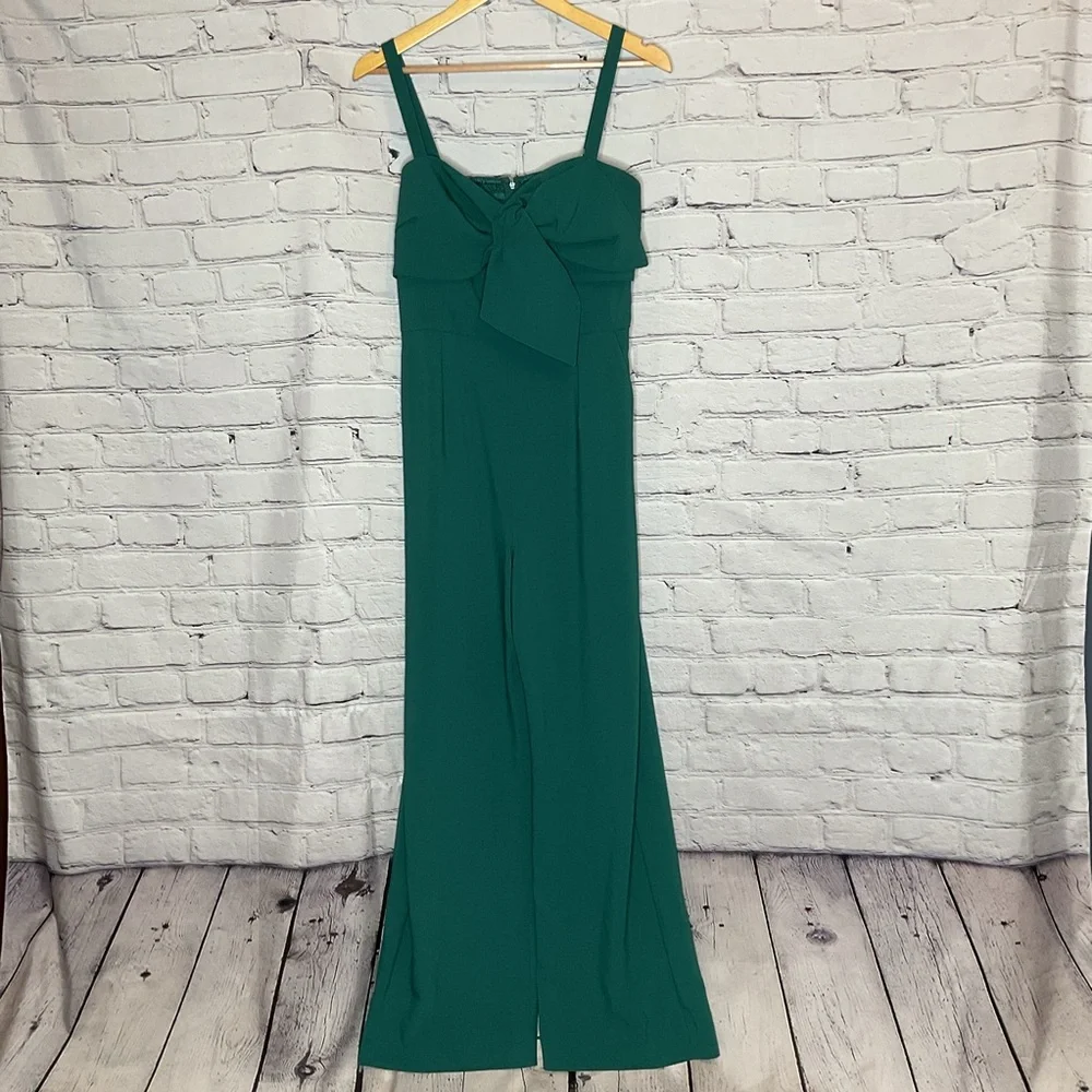 Lilly Pulitzer Hosta Green Kavia Jumpsuit 10 - Picture 4 of 15